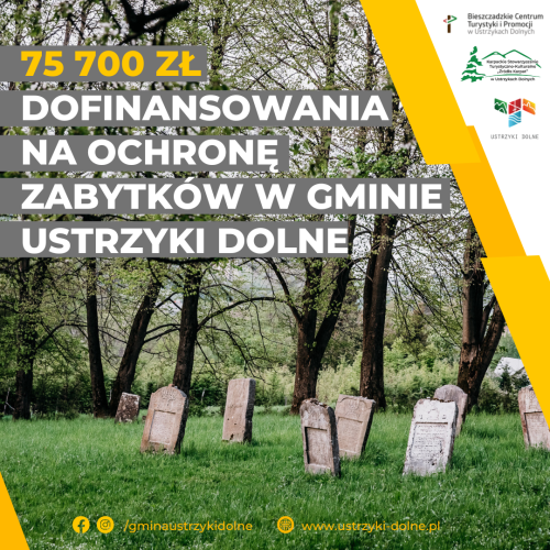 Otrzymaliśmy ponad 75 tysięcy zł na ochronę dziedzictwa kulturowego w naszej gminie!
